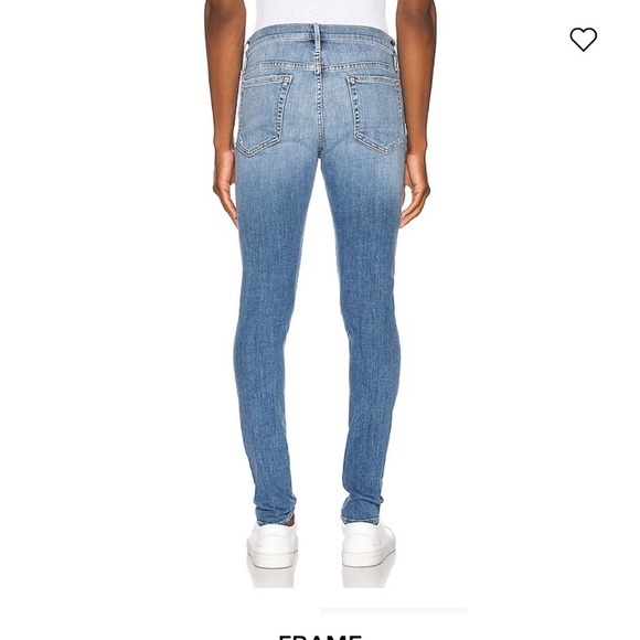 Frame Denim Jagger True Skinny Conrad Mens Slit Knees Mid Rise Sz 34 - Picture 2 of 15